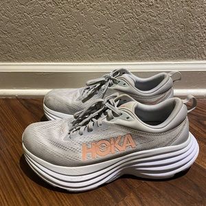 Hoka Bondi 8 - size 8 - gray